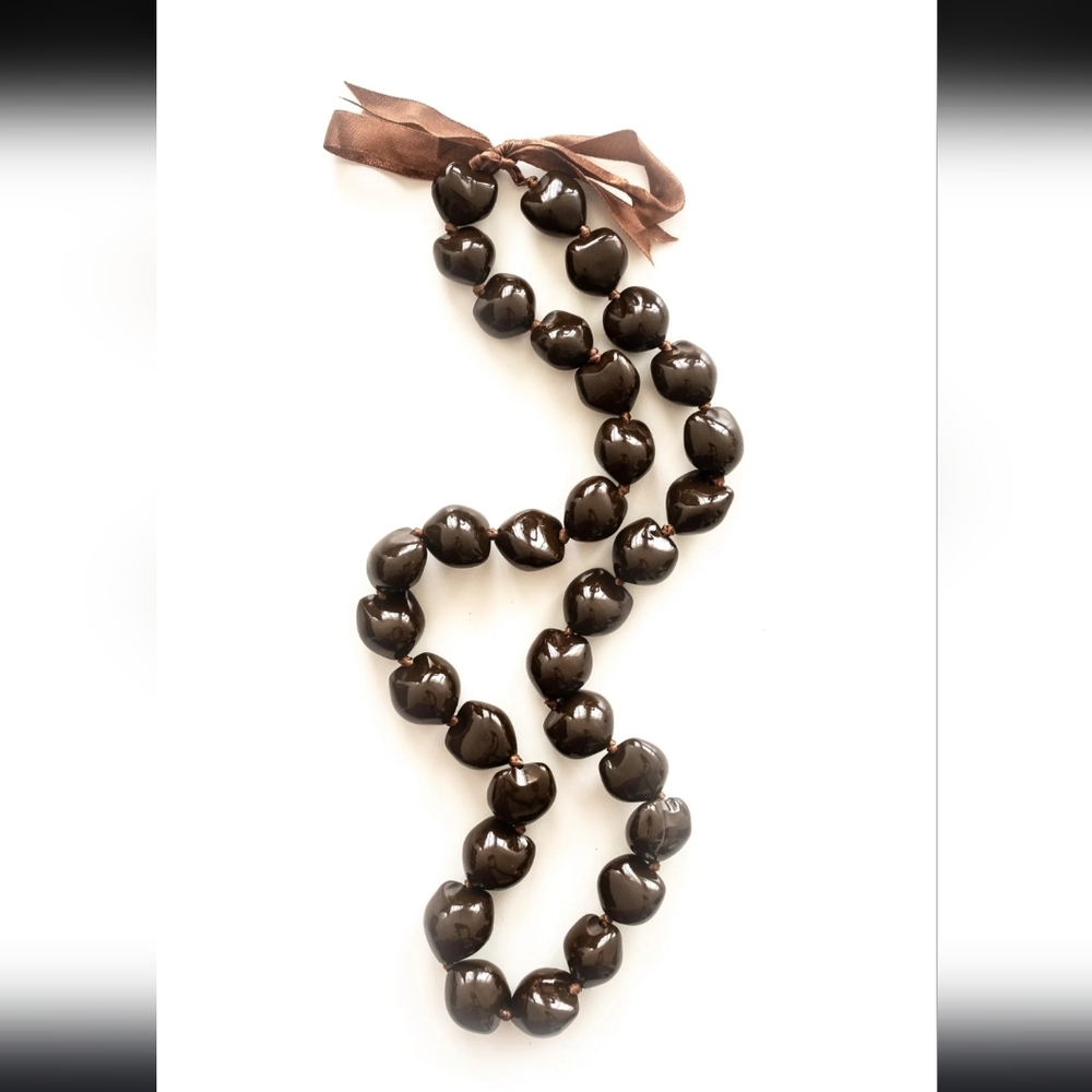 Hawaiian Kukui Nut Lei or Necklace